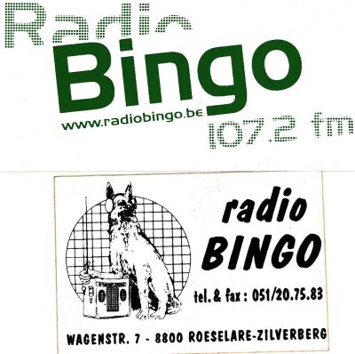 Promotiestickers radio Bingo