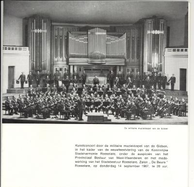 De Koninklijke Stadsharmonie Roeselare 
Een eeuw jong 1867-1967
Deel 3
