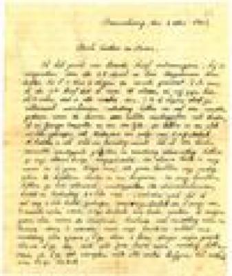 Vijfde brief van Gaston Vallaey aan ouders, Braunschweig 3 mei 1943