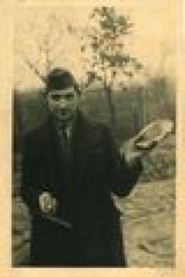 Rafaël Remmerie bakt pannenkoeken, Braunschweig 1943