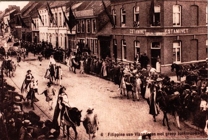 Albrecht Rodenbachfeesten, Roeselare, 22 augustus 1909