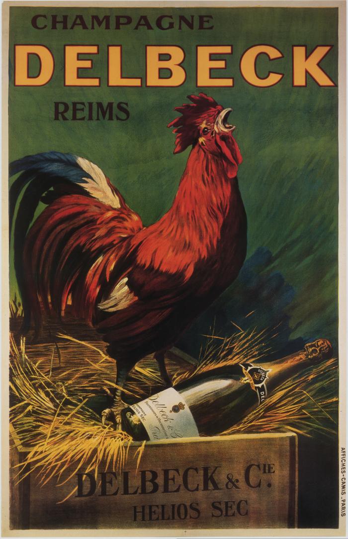 Reclame Champagne Delbeck Reims