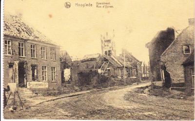 Iepersestraat, 1918, Hooglede