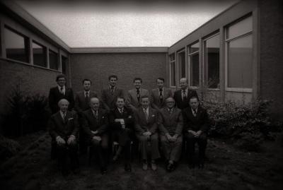 Bakkersbond Gewest Roeselare: groepsfoto, Roeselare april 1978