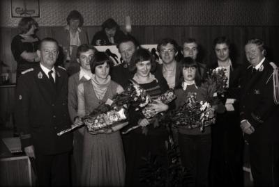 Harmonie De Verenigde Vrienden koos Miss Majorette, Moorslede november 1977