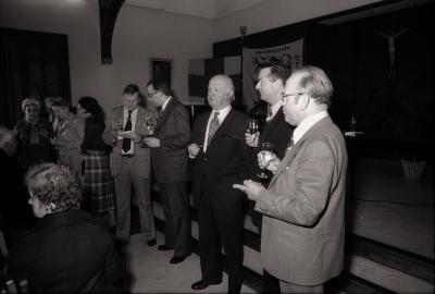 Receptie Davidsfonds in klooster, Moorslede oktober 1977