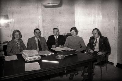 Ambtenaren poseren, Gullegem 1976