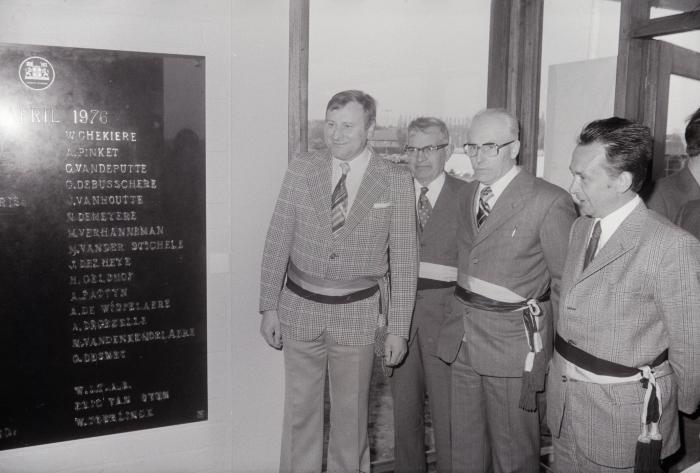 Opening sporthal Moorslede, april 1976