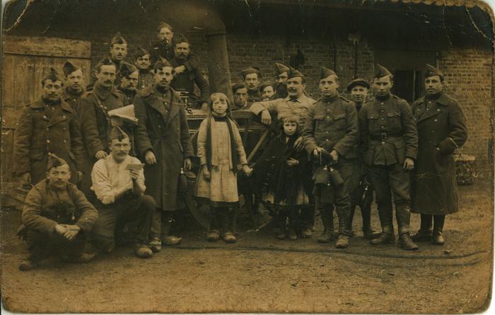 Soldaten en kinderen ten tijde van WOI 