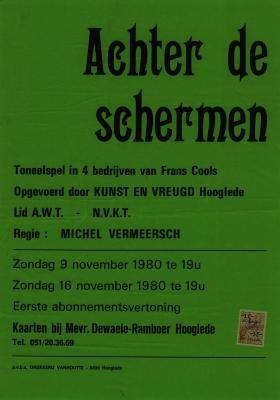 Toneelaffiche 1980