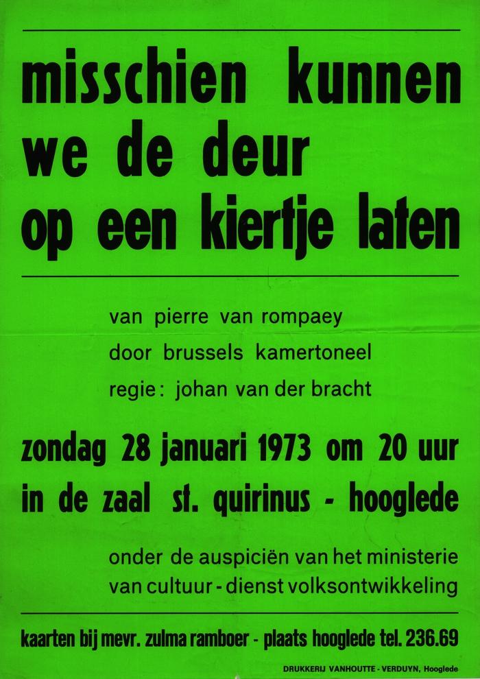 Toneelaffiches 1973