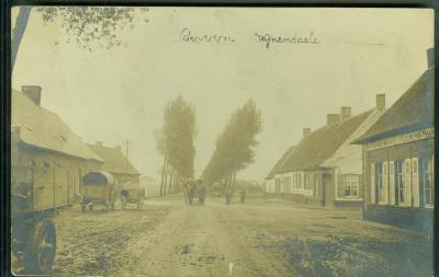 Zicht Brugsesteenweg aan Wijnendale, Roeselare
