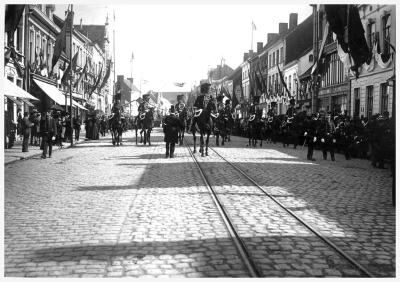 Agenten in Noordstraat, 1910