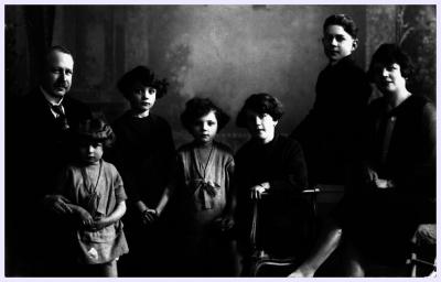 Jan Goorissen met familie, 1927
