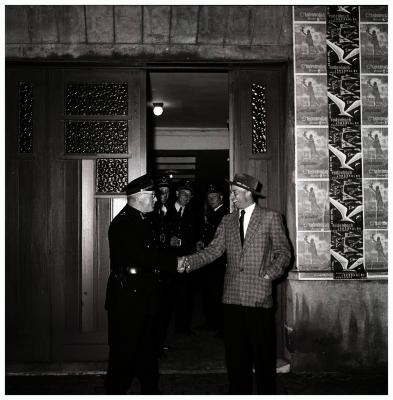Agent Victor Billiet gaat met pensioen, 1956