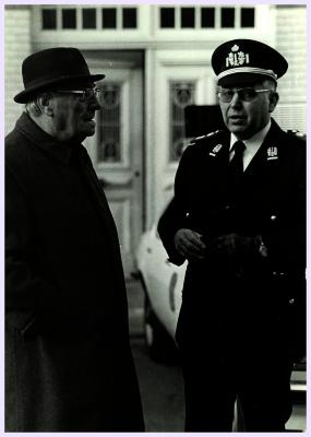 Burgemeester Deman en commissaris Verhamme, jaren '70