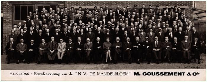 Eeuwfeest NV de Mandelbloem, 1966