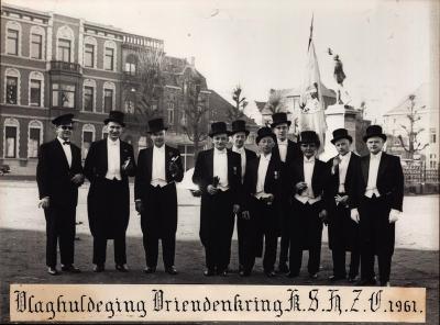 Vlaginhuldiging Vriendenkring KSHZV,1961