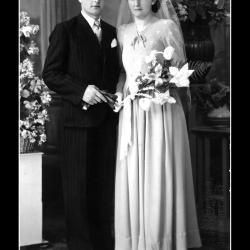 Huwelijk Nijffels Julianus - Margaretha Adam, Ingelmunster, 1947