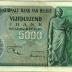 Oud geld type Vesalius 5000 BFR