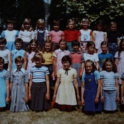 3de leerjaar met Zuster Agnes, Gits, 1976(?)