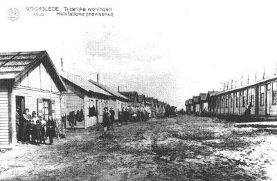 Tijdelijke woningen, Moorslede, 1922