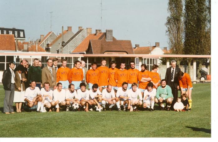 Voetbalploeg VTI, Roeselare, 1981