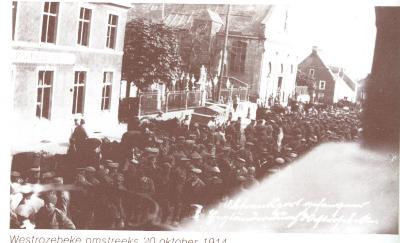 Westrozebeke omstreeks 20 oktober 1914