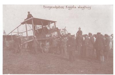 Neergeschoten Engels vliegtuig, Sleihage 28 september 1915