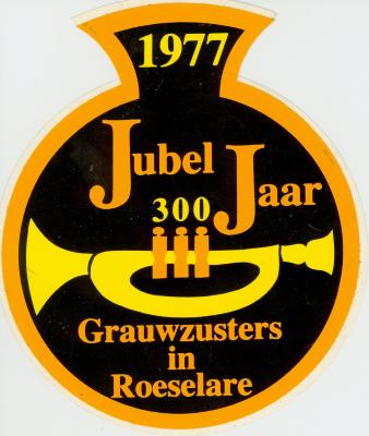 Sticker van Grauwzusters, Roeselare