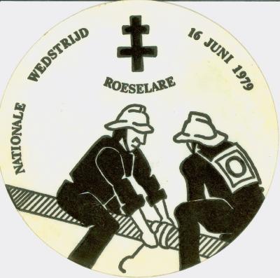 Stickers brandweer, Roeselare