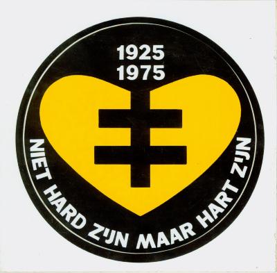 Sticker 'Niet hard zijn maar hart zijn', Roeselare