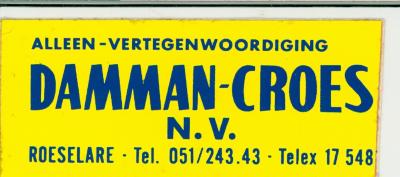 Sticker Damman-Croes N.V., Roeselare