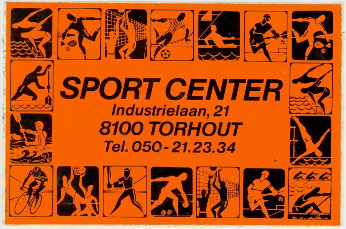 Sticker Sport Center, Torhout.

