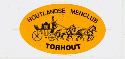 Sticker Houtlandse menclub, Torhout