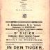 Programmabrochure Zangspel De Lustige Boer, Roeselare, 1923