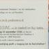 Brochure uitnodiging vooropening opendeurdagen hoofdpostkantoor Roeselare 1 en onthulling borstbeeld Hugo Verriest, zaterdag 26 september 1998.