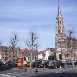 De Coninckplein en Sint-Amandskerk, 1997