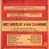 Affiche van de Operetteopvoering "Het meisje van Damme" door het  toneel- en operettegezelschap "Kunst Veredelt", Roeselare, 1980"