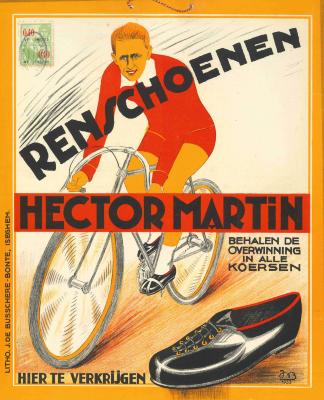 Aankondiging veloschoenmerk Hector Martin, 1930