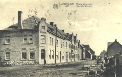 Roeselaerestraat Moorslede, 1922