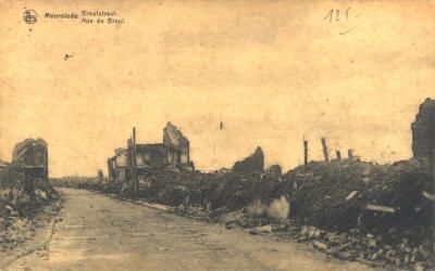 Breulstraat Moorslede, 1918