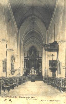 Interieur Sint-Martinuskerk Moorslede, 1906