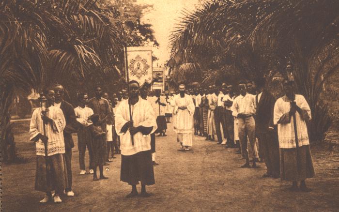 Processie in Congo