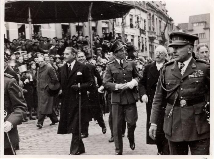Bezoek van Z.M. Koning Leopold III, Tielt 30 oktober 1937