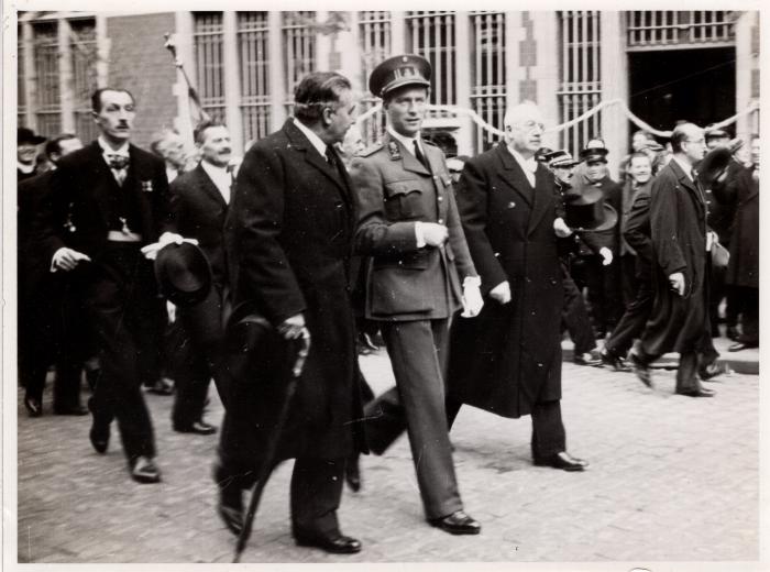 Bezoek van Z.M. Koning Leopold III, Tielt 30 oktober 1937