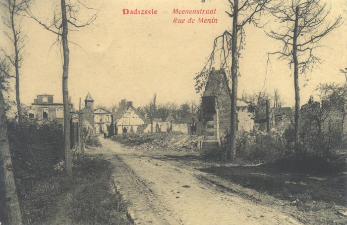 Dadizeele Meenenstraat - Rue de Menin