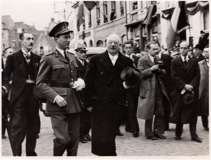 Bezoek van Z.M. Koning Leopold III, Tielt 30 oktober 1937