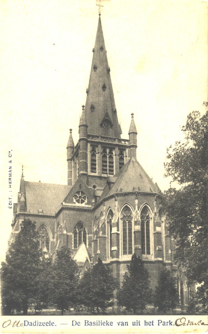 Dadizeele De Basilieke van uit het Park