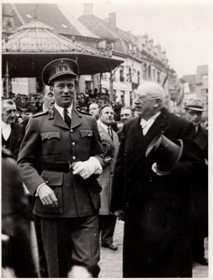 Bezoek van Z.M. Koning Leopold III, Tielt 30 oktober 1937